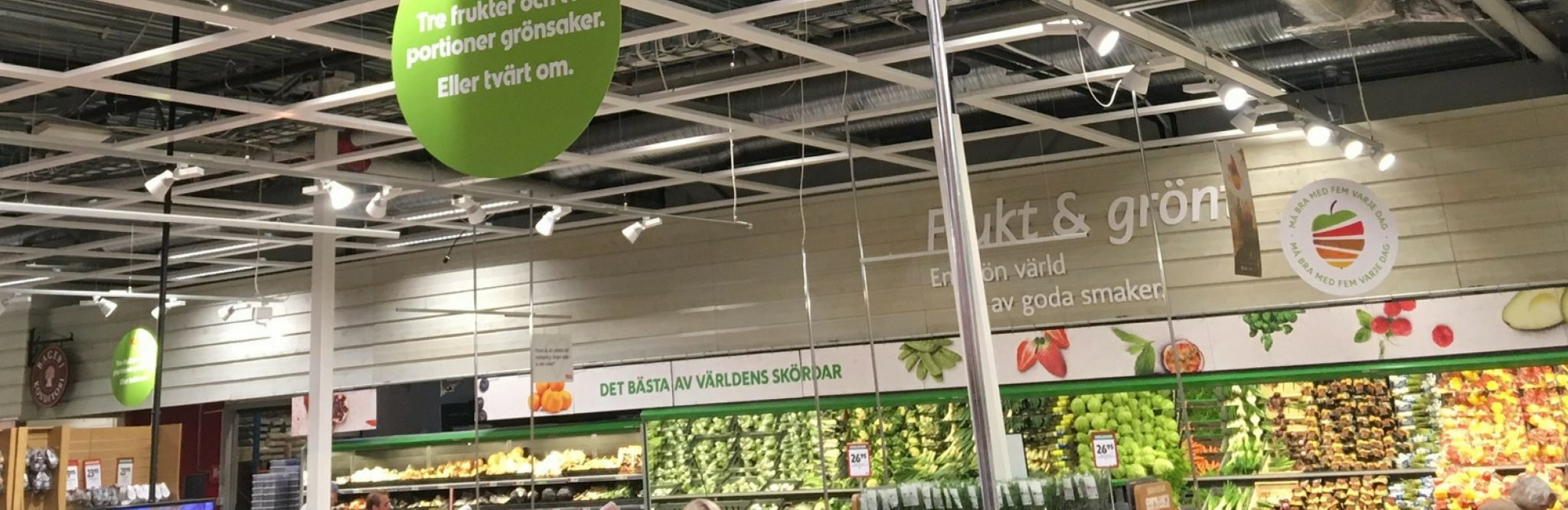 design för butik och dagligvaruhandel.