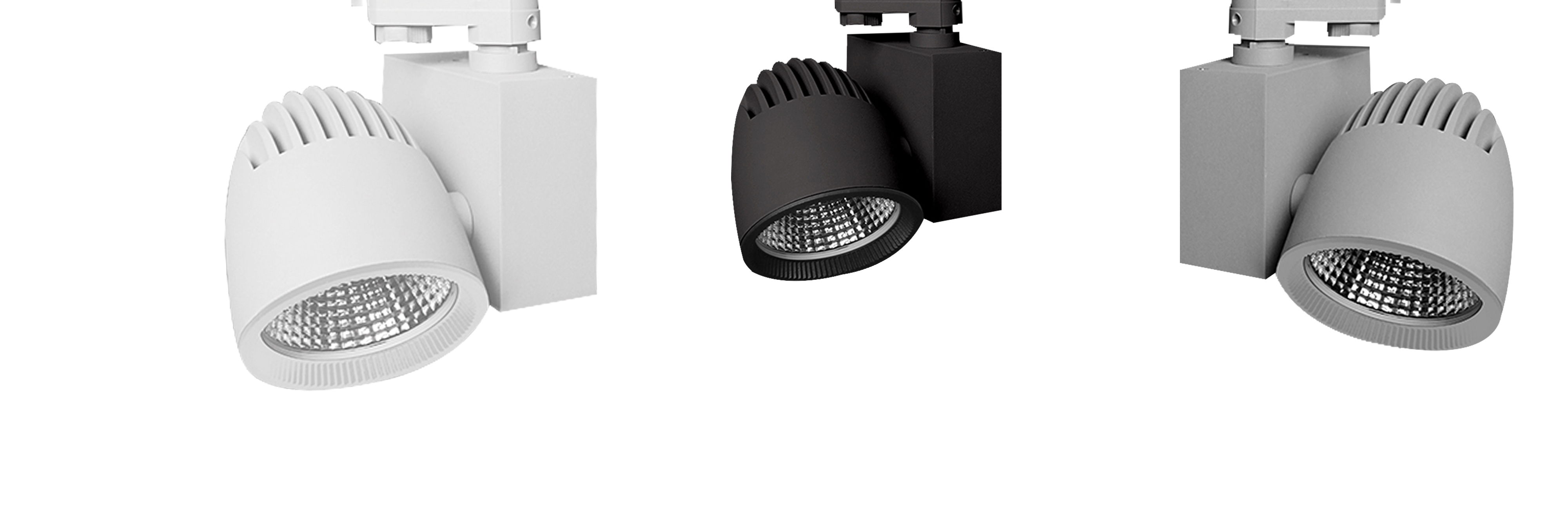 Tego BALANCE, a sleek spotlight for retail businesses. Available in hook-on format, or as tracked lighting.